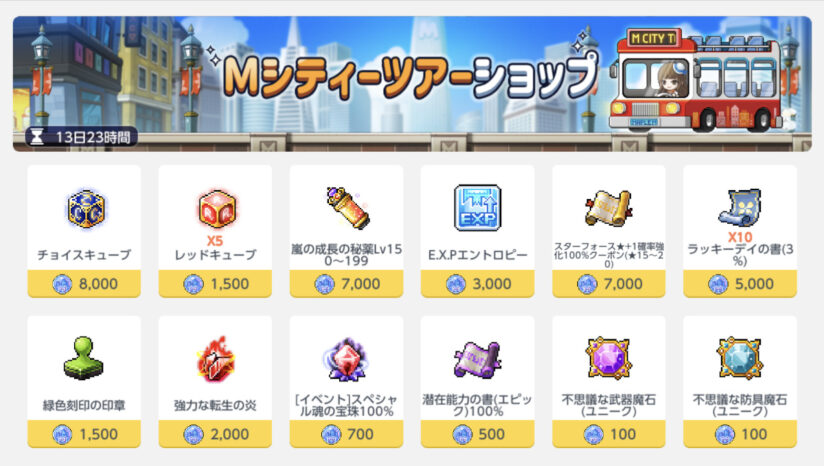 メイプルストーリーｍ 新イベント Mシティーツアー 開催などのアップデートを実施 Game Appli Info