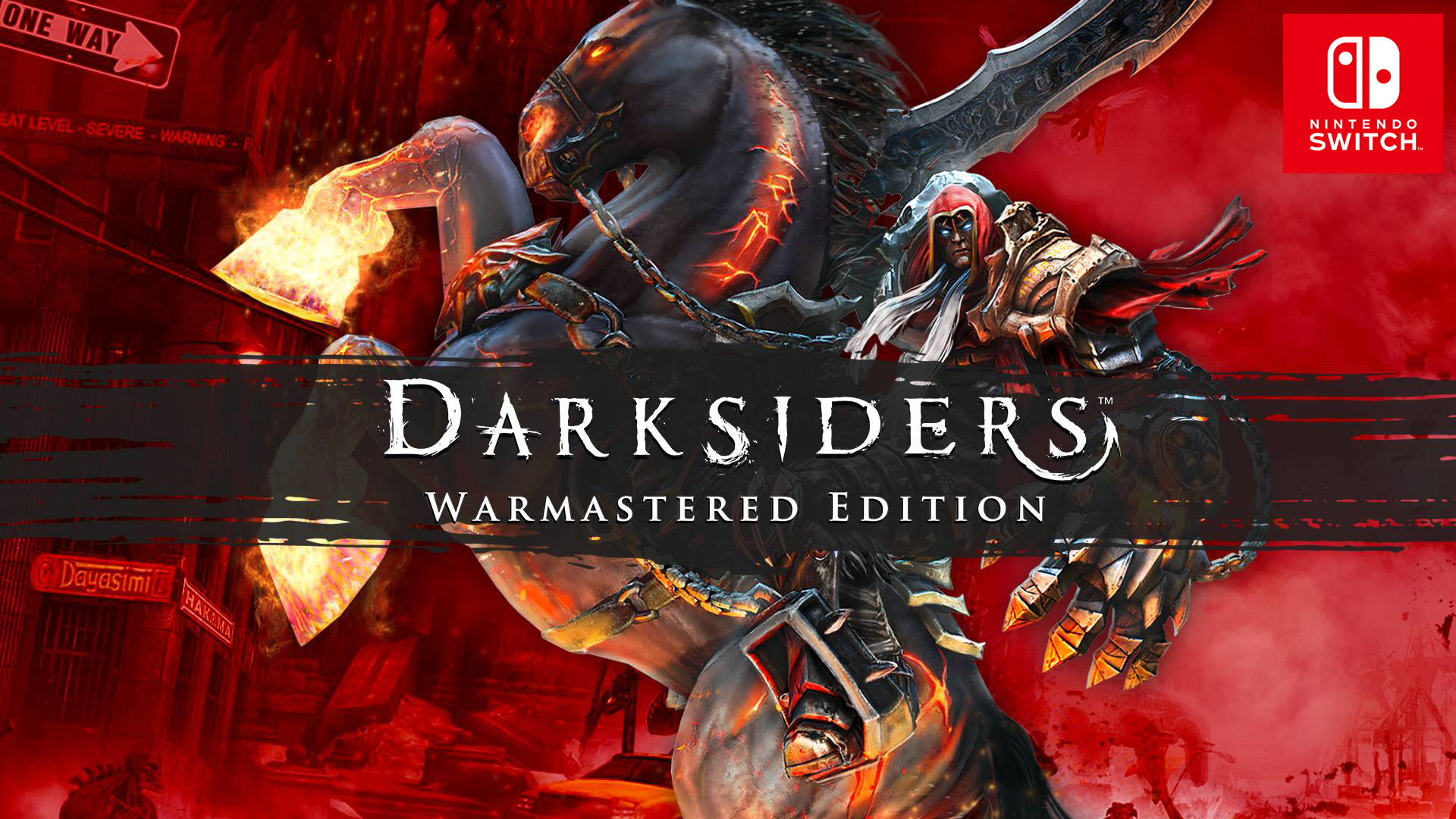 Nintendo Switch にて 敵は天使か それとも悪魔か Darksiders Warmastered Edition ダークサイダーズ ウォーマスターエディション 19年4月25日より発売開始 4月18日より あらかじめダウンロード 開始 Game Appli Info