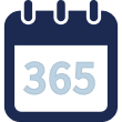 安定稼働の365日体制